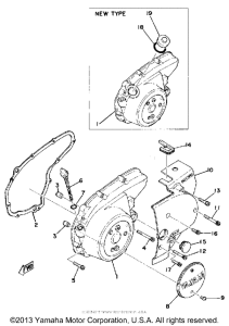 XS500C Боковые крышки