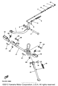 RT100A Stand - footrest