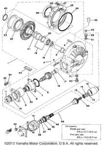 XS750E Final drive gear - drive shaft