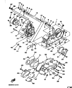 XC150 Картер двигателя