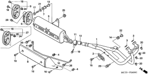 FJS600 Глушитель