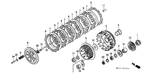 XR600R Бендикс