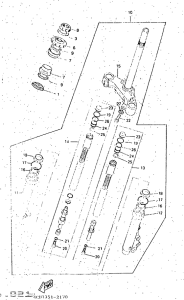 CW50 Передняя вилка