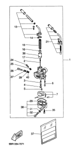 YQ50 Карбюратор