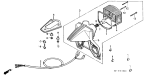  Taillight unit ass`y
