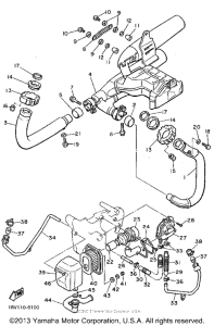 XV750G Выхлопная система