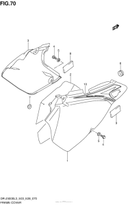  Frame Cover (Dr-Z400Sl3 E28)