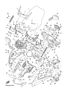 FJR1300A Обтекатель 1