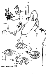 GS850 Жгут проводов