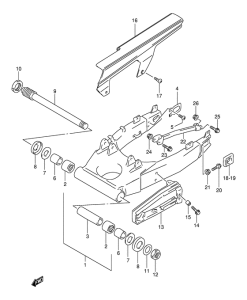 TL1000 Маятник задний