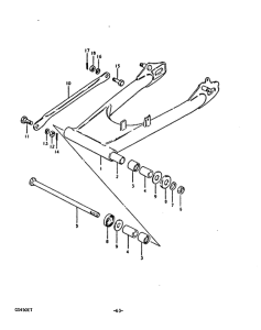 GS450 Маятник задний