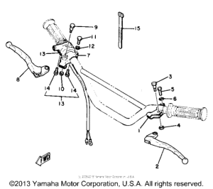 YZ50G Handle switch - lever