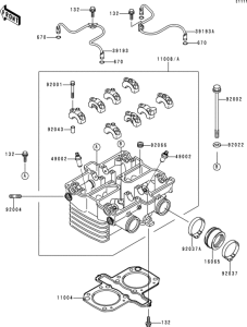 ER500 Головка цилиндров