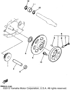 XT225GC Муфта стартера