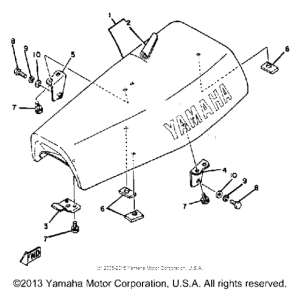 YZ100H Сиденье