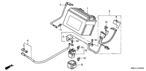VFR800 Аккумулятор