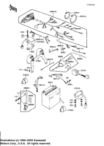 KZ1100 Электрика