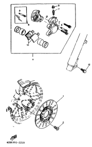 CW50 Front brake. caliper