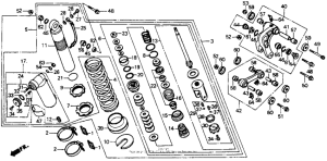 XR600R Shock absorber 88-90