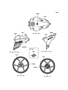 ZR800 Наклейки (черные)