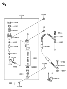 RM65 Задний тормозной цилиндр