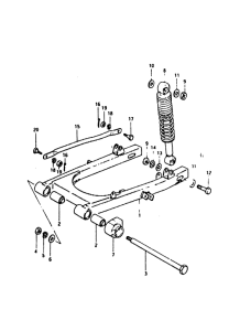 TS50 Маятник задний