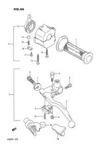 VX800 Left handle switch