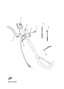 PW80 Handle switch & lever