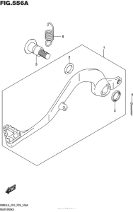 RM85 Задний тормоз