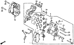  Передний суппорт