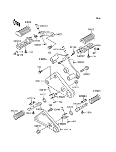 EN400 Подножки