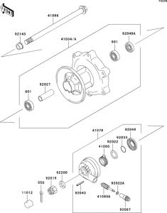 BN125 Переднее колесо