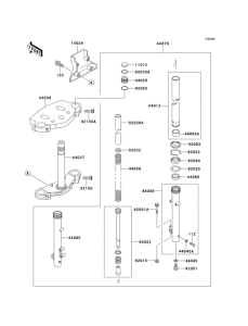 EN500 Передняя вилка