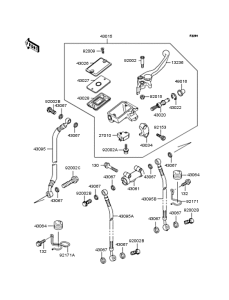 ZR400 Главный тормозной цилиндр