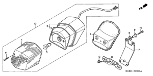 VT125 Taillight unit ass`y