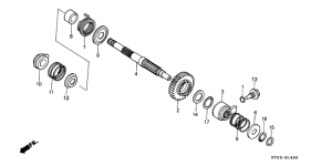 XR200R Кик стартер