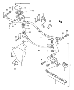 VS1400 Задний тормозной цилиндр