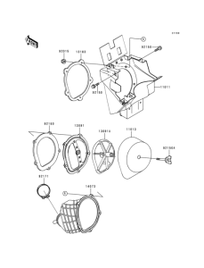 KX125 Воздушный фильтр