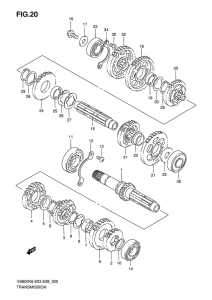 VS800 Трансмиссия