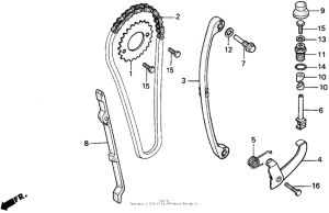 XR200R Цепь ГРМ