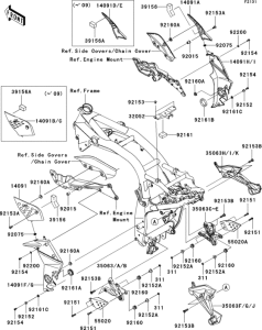 ZR750 Frame fittings(1 / 2)