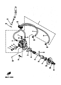 TDR250 TDR250A Маслонасос
