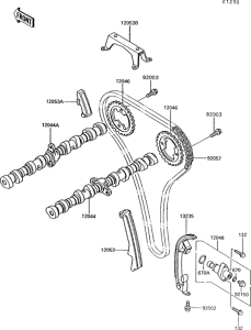 ZG1200 Распред вал
