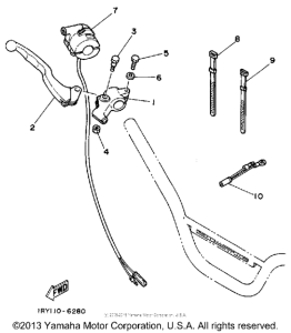 BW80T Handle switch-lever