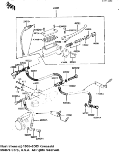 KZ1100 Передний тормозной цилиндр