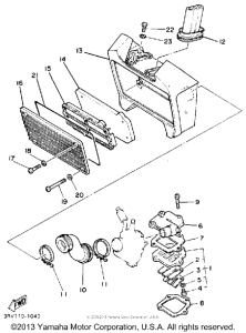 PW80D Воздушный фильтр