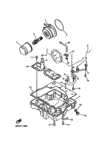 YZF750R YZF750RJ Маслоочиститель