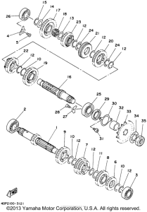 TZ250N Трансмиссия