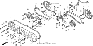 GL1500CF Front cover + timing belt