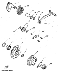 YW100 Стартер